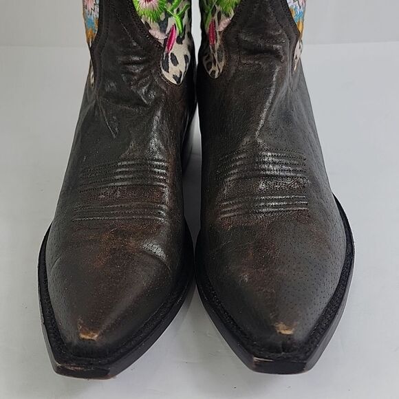 Macie Bean Womens Snow Leopard Smokey and The Bandit Western Boots - Picture 7 of 13